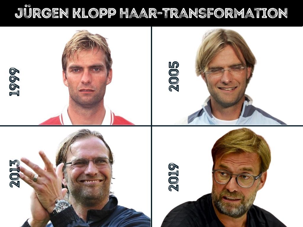 Jürgen Klopp Haar-Transformation