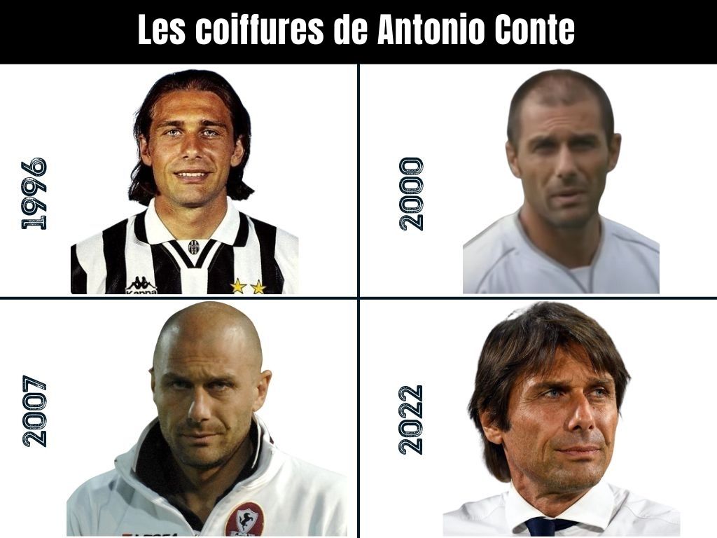 Les coiffures de Antonio Conte