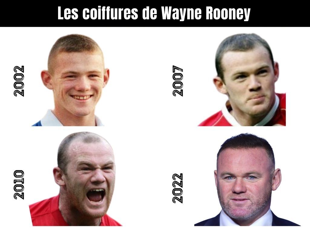 Les coiffures de Wayne Rooney
