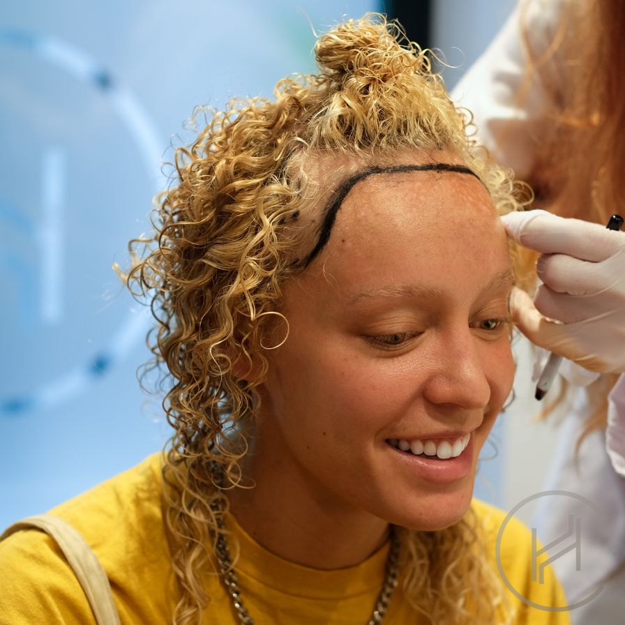 trapianto di capelli femminili biondi - heva clinic
