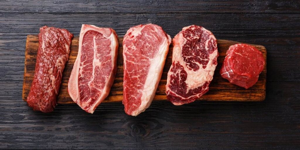 red meat that contains zinc and iron for hair loss