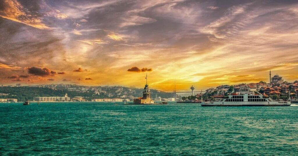 Istanbul Turkey Bosporus view