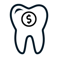 dental veneer cost icon