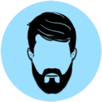 male-full-hair-beard-logo male full hair and beard icon