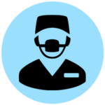 surgeon black icon