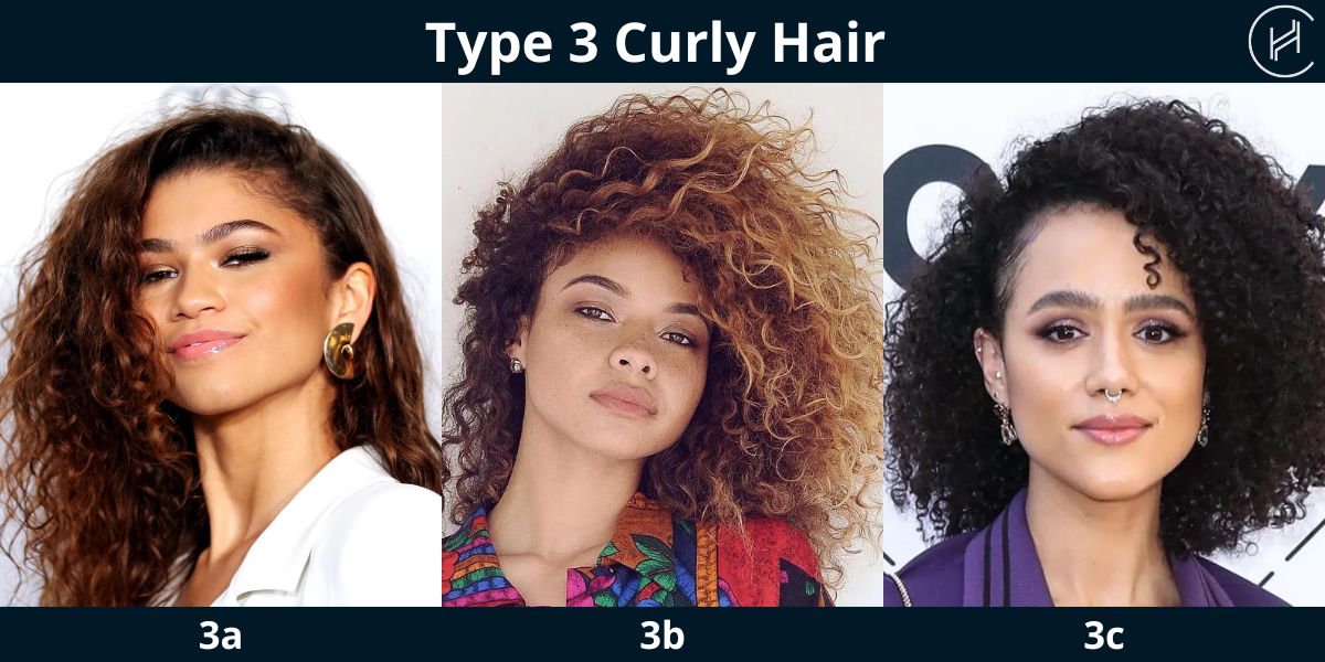 3a 3b 3c curly hair types examples