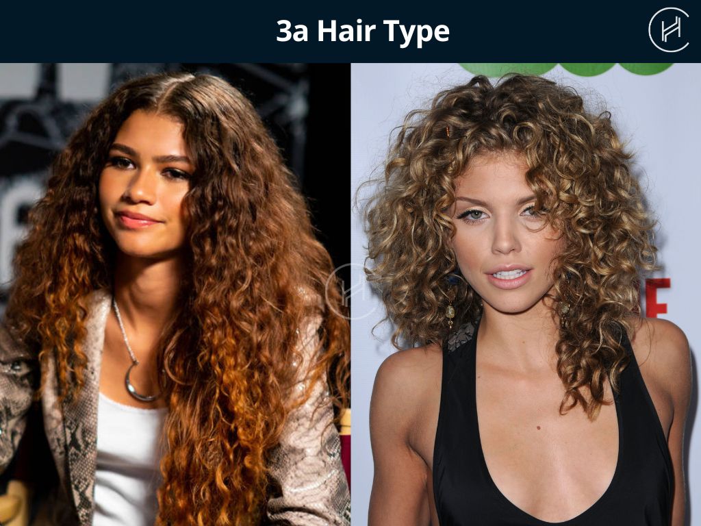 3a curly hair type examples