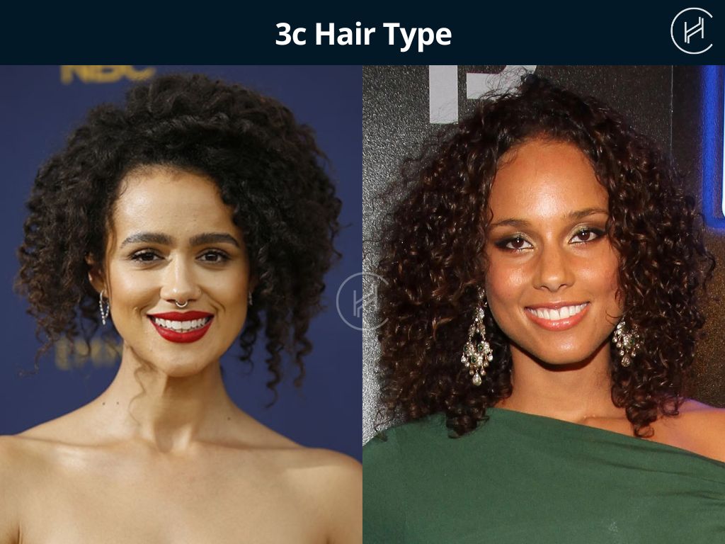 3c curly hair type examples