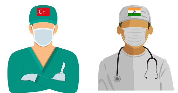 Hair Transplant Surgeons Turkey vs India
