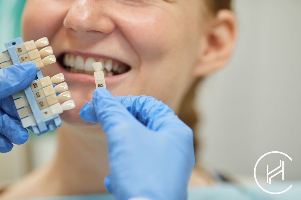thin dental lumineer teeth cover patient