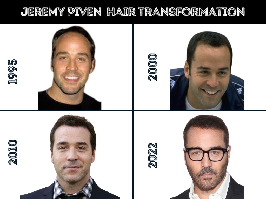 Jeremy Piven Hair Transformation from 1995 to 2022