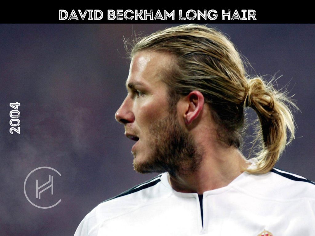 David Beckham Long hair