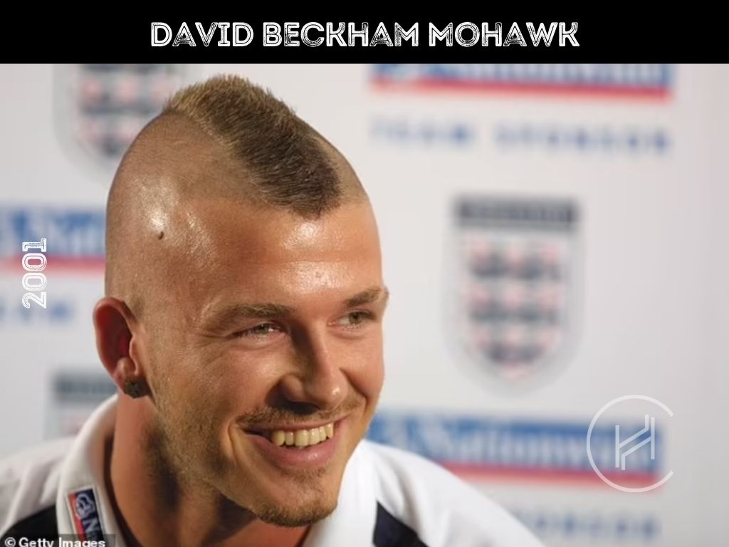David Beckham Mohawk Hair