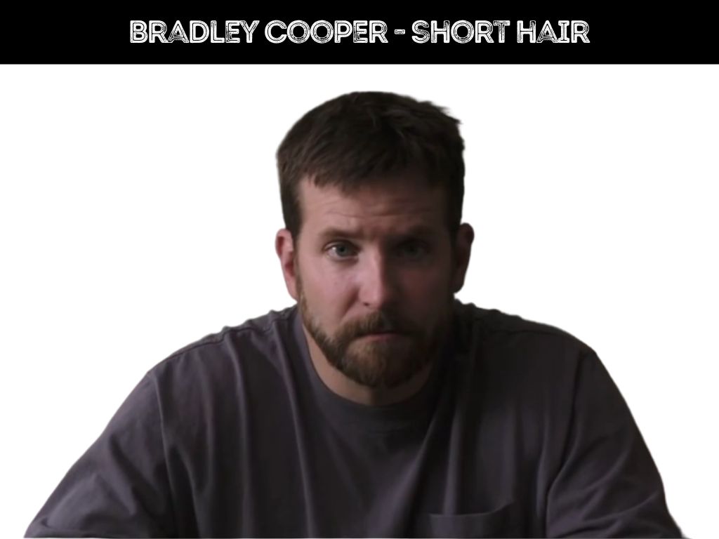 bradley cooper - short hair