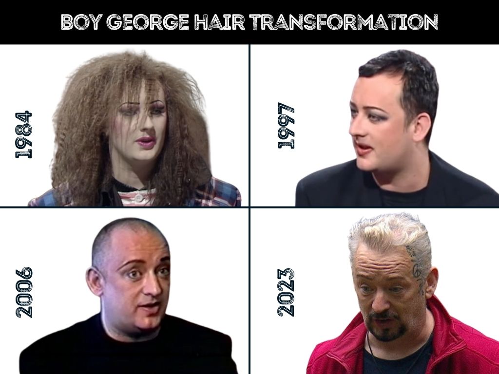 boy george hair transformation
