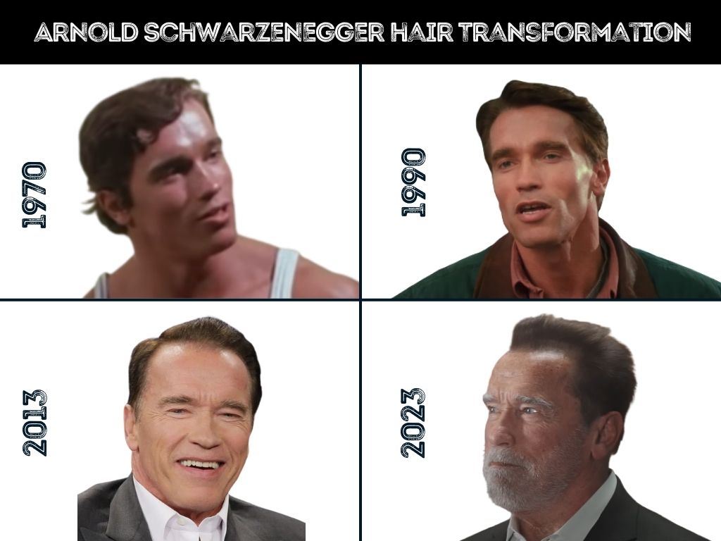 Arnold Schwarzenegger hair Transformation