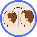 natural hair transplant result icon