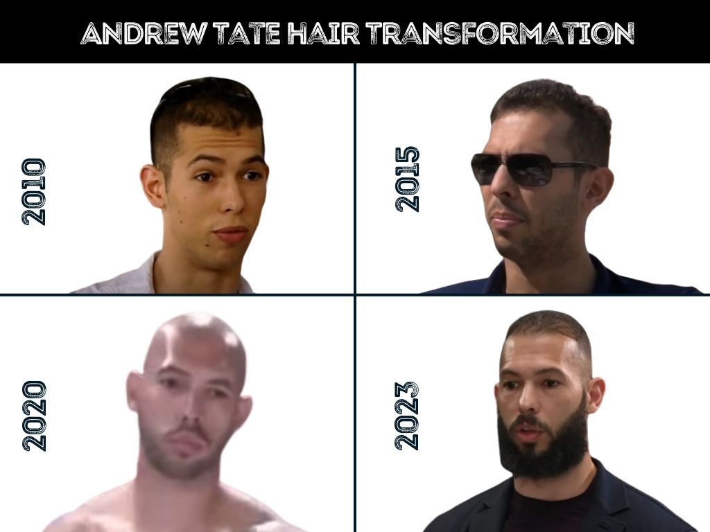 andrew tate hair transformation