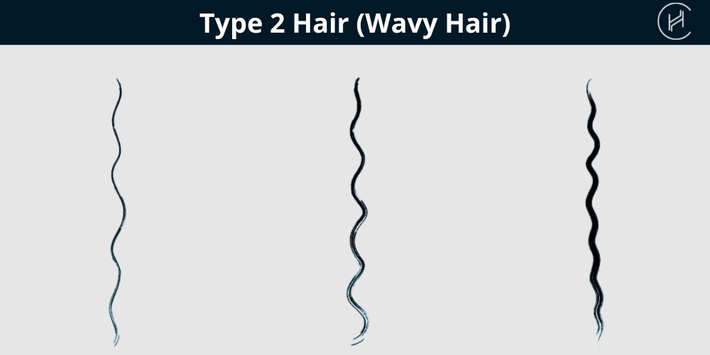 Type 2 Hair (Wavy Hair) - 2a, 2b, 2c
