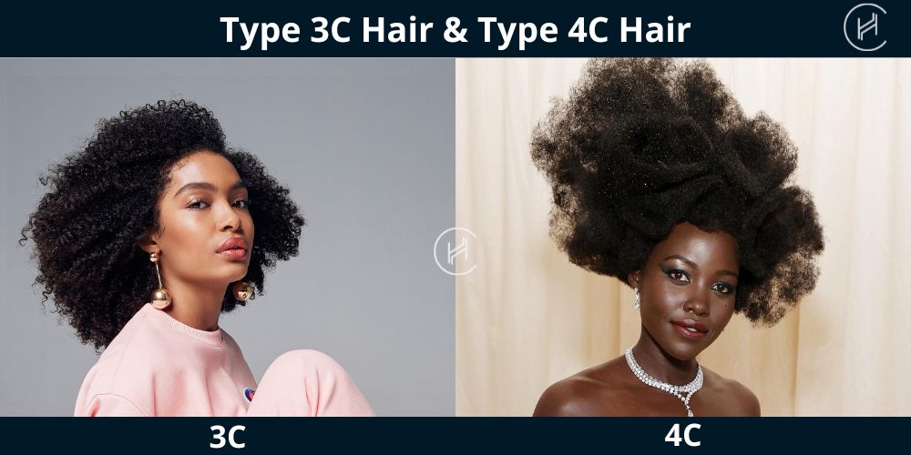 Type 3C Hair and Type 4C Hair