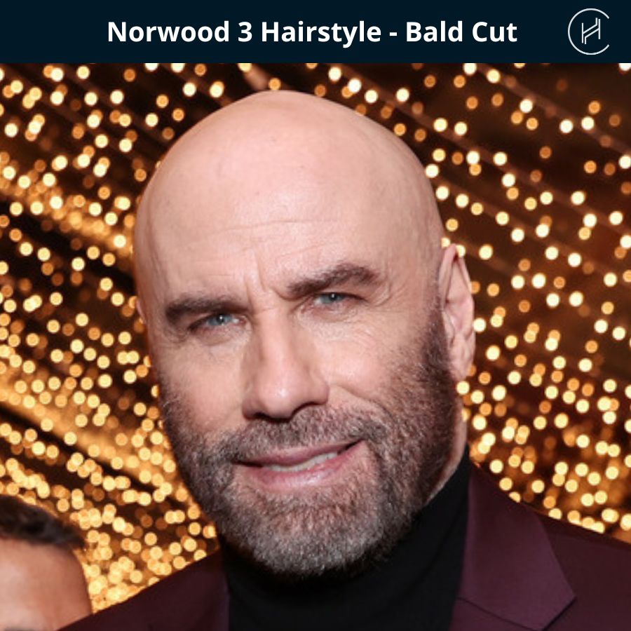 norwood stage 3 hairstyle - bald cut