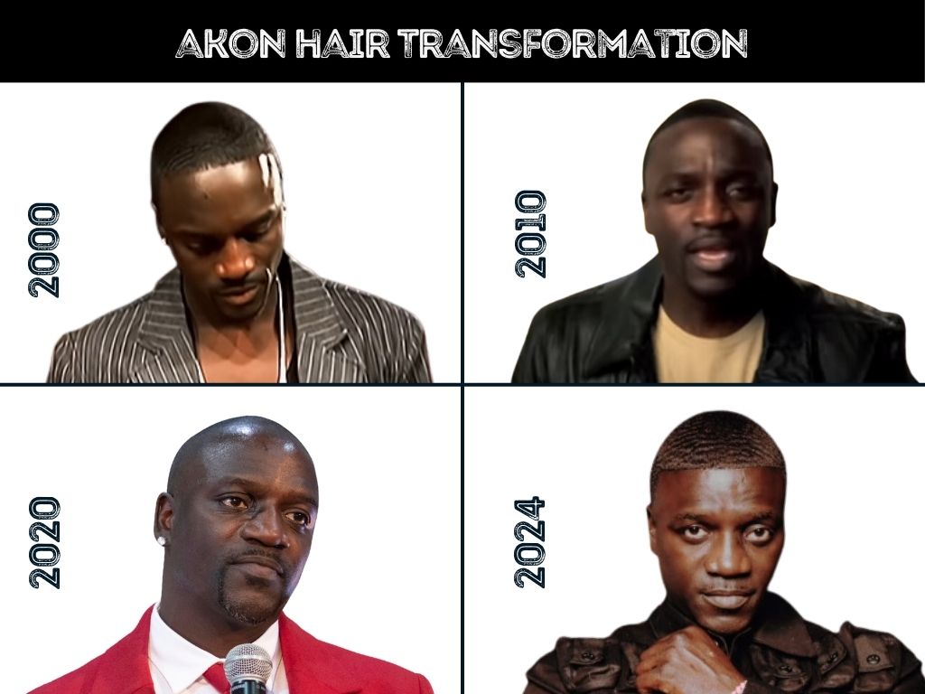akon's hair transformation