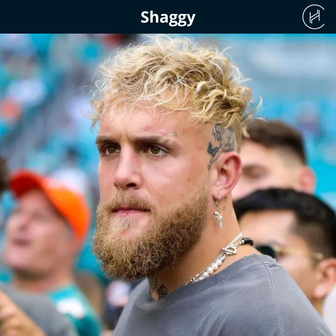 shaggy hairstyle for balding hair