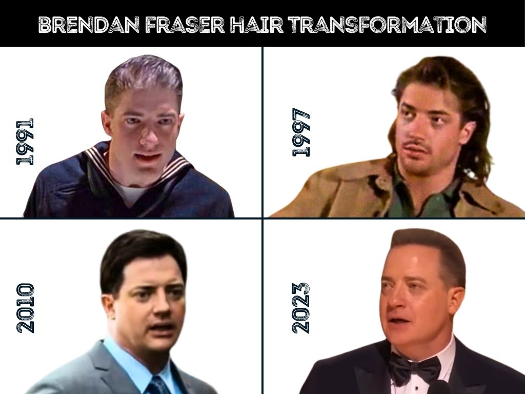 brendan fraser hairstyles