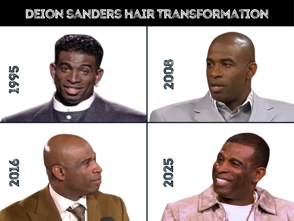 deion sanders hair transformation