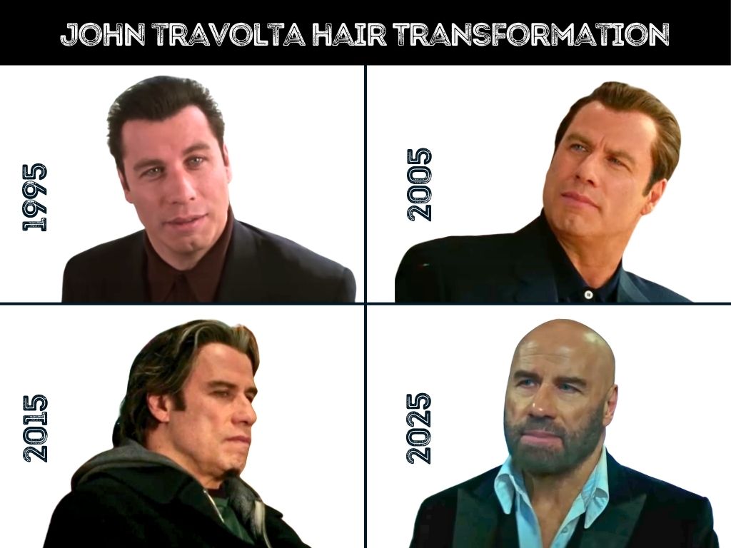 john travolta hair transformation
