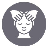 scalp care gray icon scalp care gray icon